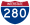 Image of I-280 road sign