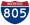 Image of I-805 road sign