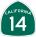 Image of SR-14 road sign