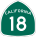 Image of SR-18 road sign