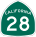 Image of SR-28 road sign