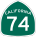 Image of SR-74 road sign