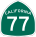 Image of SR-77 road sign