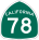 Image of SR-78 road sign