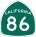 Image of SR-86 road sign