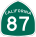 Image of SR-87 road sign