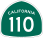Image of SR-110 road sign
