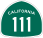 Image of SR-111 road sign