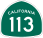 Image of SR-113 road sign