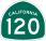 Image of SR-120 road sign
