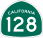 Image of SR-128 road sign