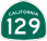 Image of SR-129 road sign
