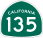 Image of SR-135 road sign