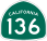 Image of SR-136 road sign