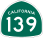 Image of SR-139 road sign