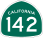 Image of SR-142 road sign