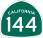 Image of SR-144 road sign