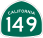 Image of SR-149 road sign