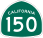 Image of SR-150 road sign
