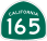 Image of SR-165 road sign