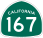 Image of SR-167 road sign