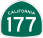 Image of SR-177 road sign