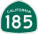 Image of SR-185 road sign