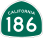 Image of SR-186 road sign