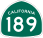 Image of SR-189 road sign