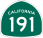 Image of SR-191 road sign