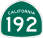 Image of SR-192 road sign
