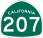 Image of SR-207 road sign