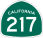 Image of SR-217 road sign