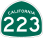 Image of SR-223 road sign