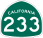 Image of SR-233 road sign