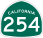 Image of SR-254 road sign