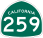 Image of SR-259 road sign