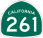 Image of SR-261 road sign