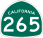 Image of SR-265 road sign