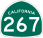 Image of SR-267 road sign