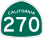 Image of SR-270 road sign