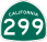 Image of SR-299 road sign
