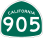 Image of SR-905 road sign