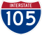 Image of I-105 road sign