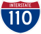 Image of I-110 road sign
