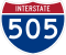 Image of I-505 road sign