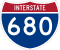 Image of I-680 road sign