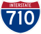 Image of I-710 road sign