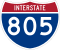 Image of I-805 road sign