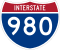 Image of I-980 road sign